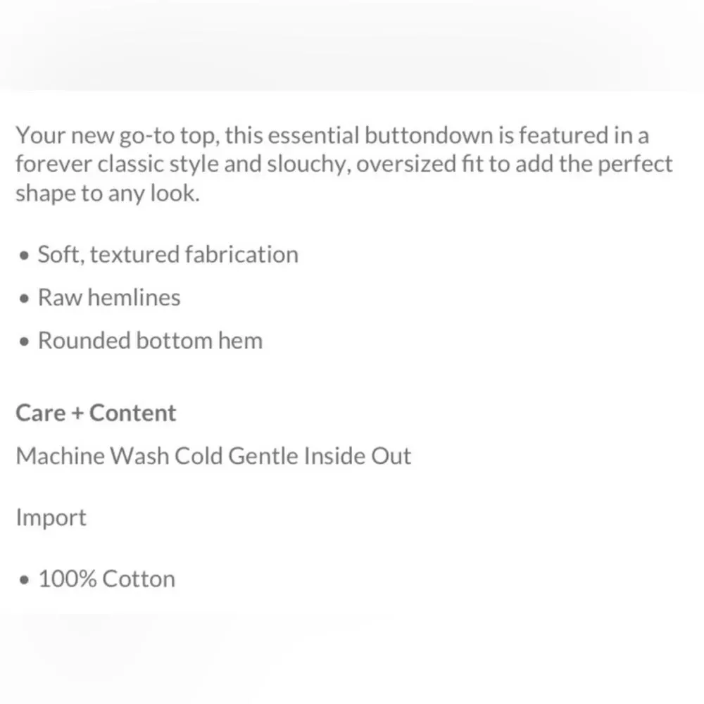 Free People Summer Daydream Buttondown